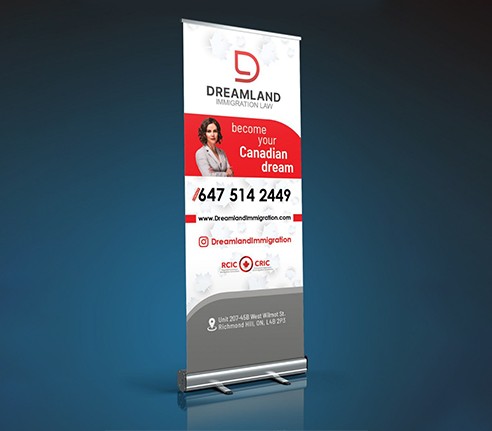 Dreamland Roll up Banner